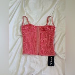 Pink Shein Corset